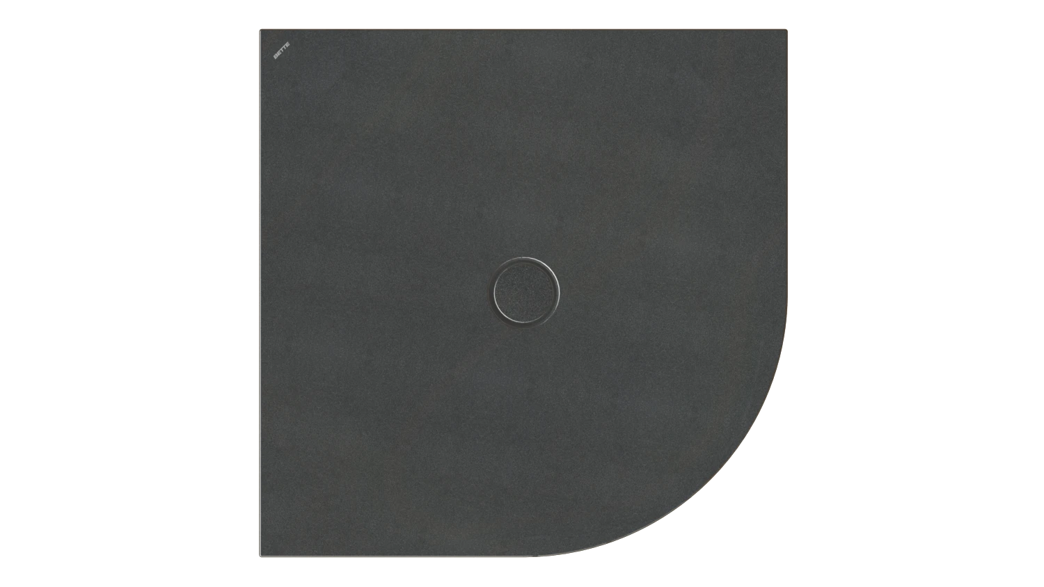 Bette viertelkreis Duschwanne „BetteFloor Corner“ 100 × 100 cm in Midnight Bette viertelkreis Duschwanne „BetteFloor Corner“ 100 × 100 cm in Midnight