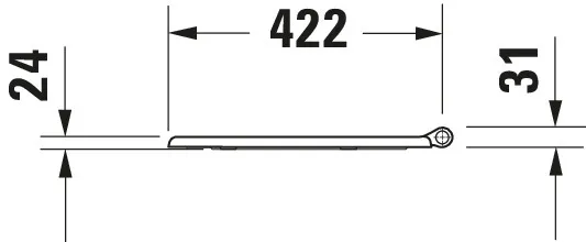 Duravit WC-Sitz „1930“ 36,7 × 43,7 × 3,6 cm Duravit WC-Sitz „1930“ 36,7 × 43,7 × 3,6 cm