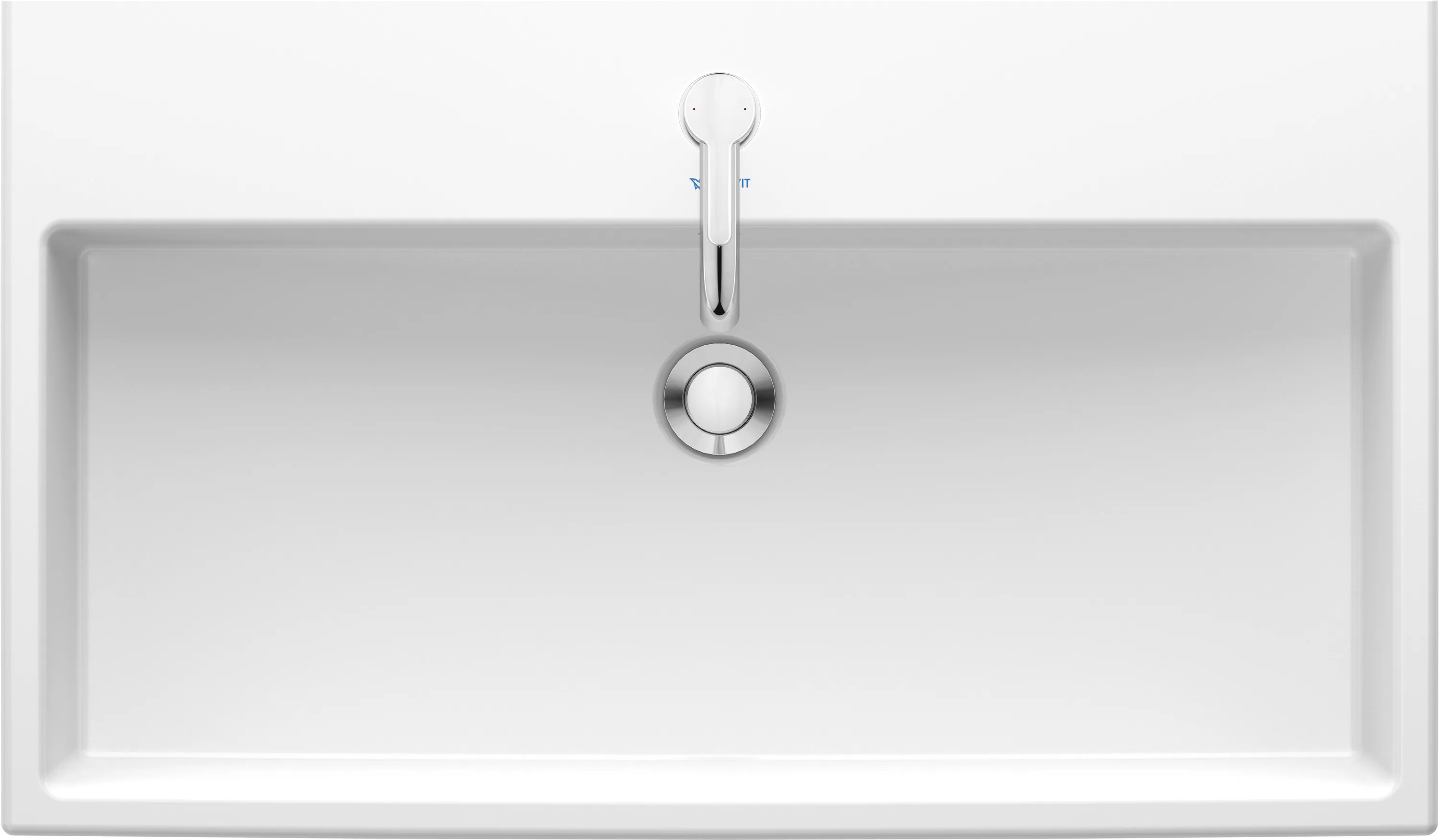 Wandwaschtisch geschliffen „Vero Air“, ohne Überlauf, Hahnlochposition mittig Wandwaschtisch geschliffen „Vero Air“, ohne Überlauf, Hahnlochposition mittig