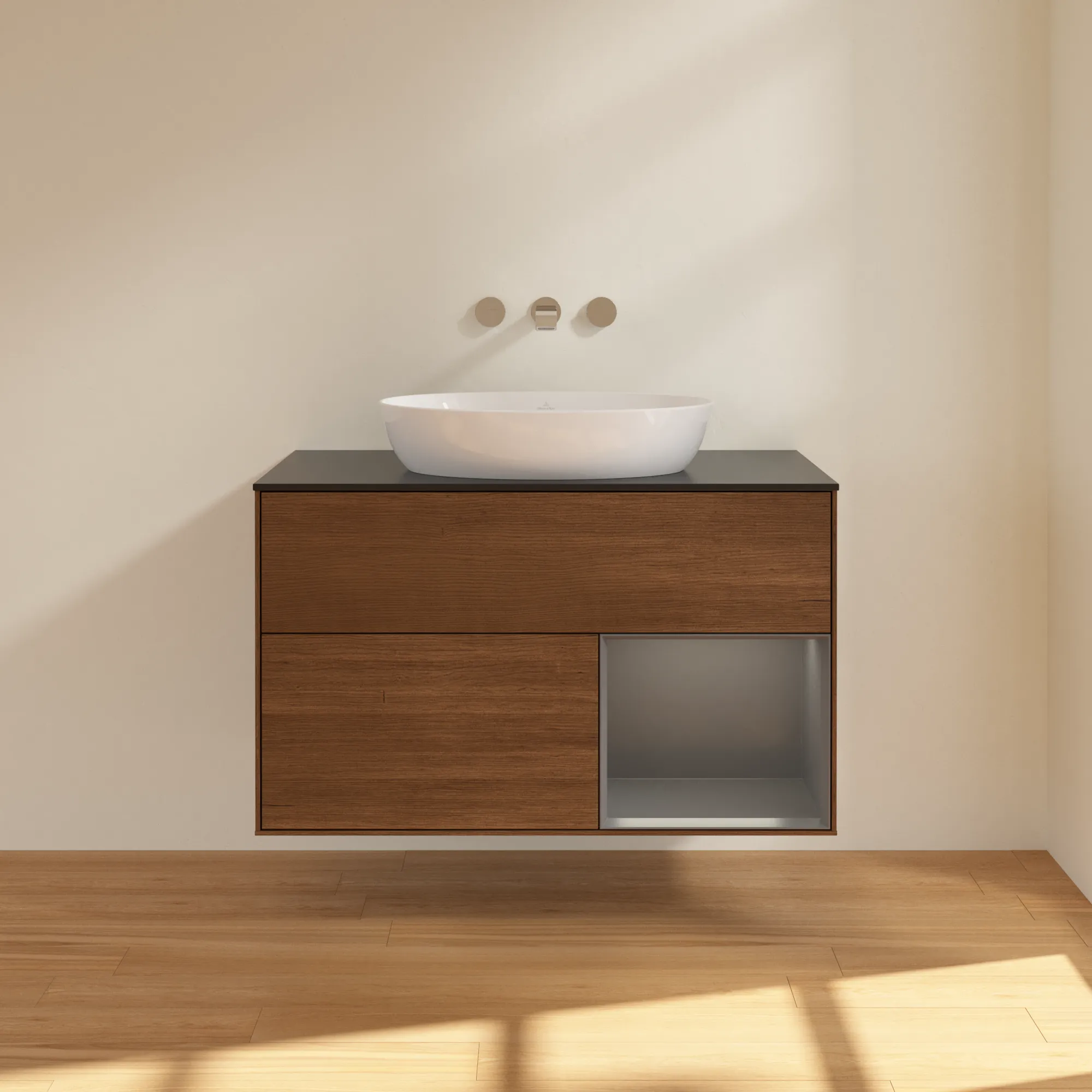 Villeroy & Boch Finion FA2 Waschbeckenunterschrank, 1000x603x501mm m Bel FK/RE/AP: GN/GK/2