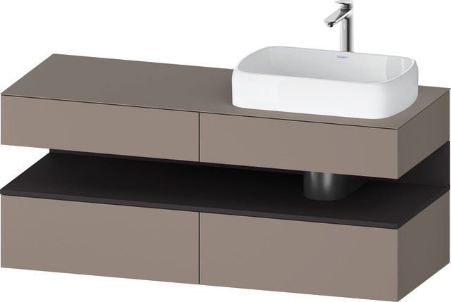 Duravit Waschtischunterschrank wandhängend „Qatego“ 140 × 60 × 55 cm