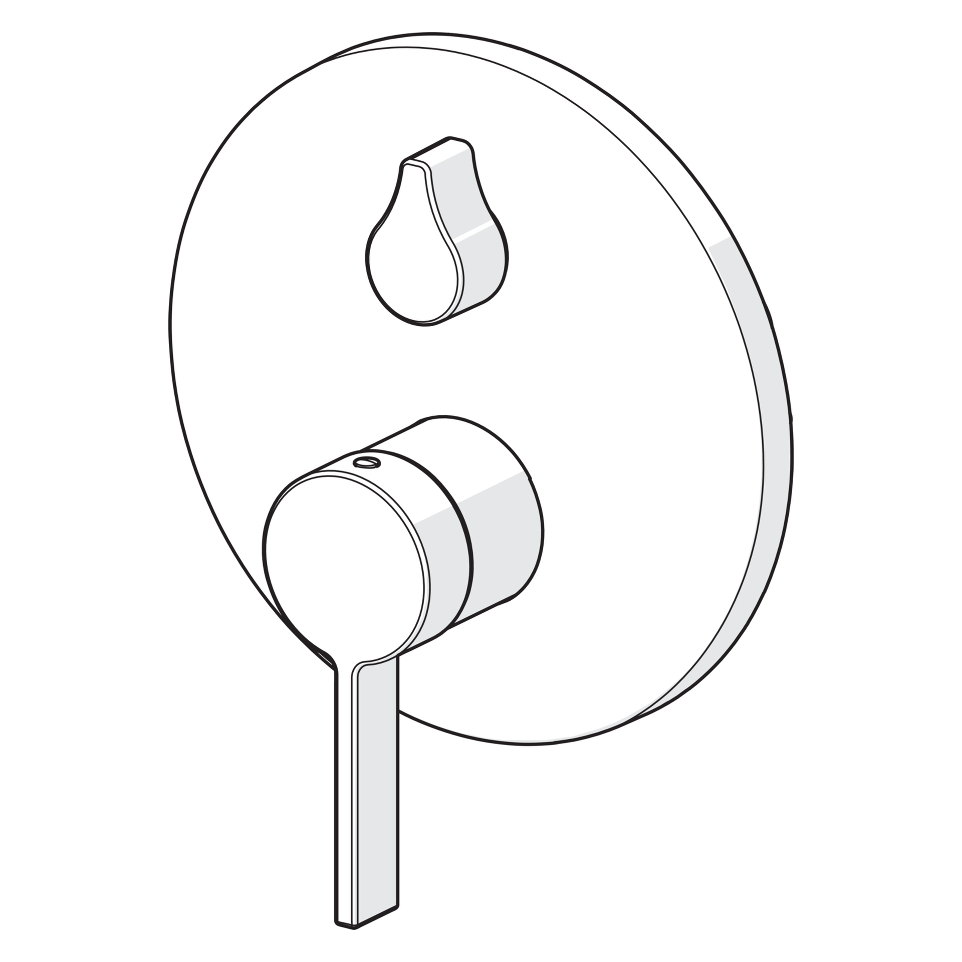 Einhebelmischer Fertigmontageset für Wanne/Brause LOFT 8772 Rosette rund Chrom Einhebelmischer Fertigmontageset für Wanne/Brause LOFT 8772 Rosette rund Chrom