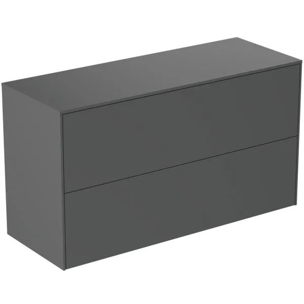 Ideal Standard Waschtischunterschrank Conca, 2 Auszüge, Anthrazit