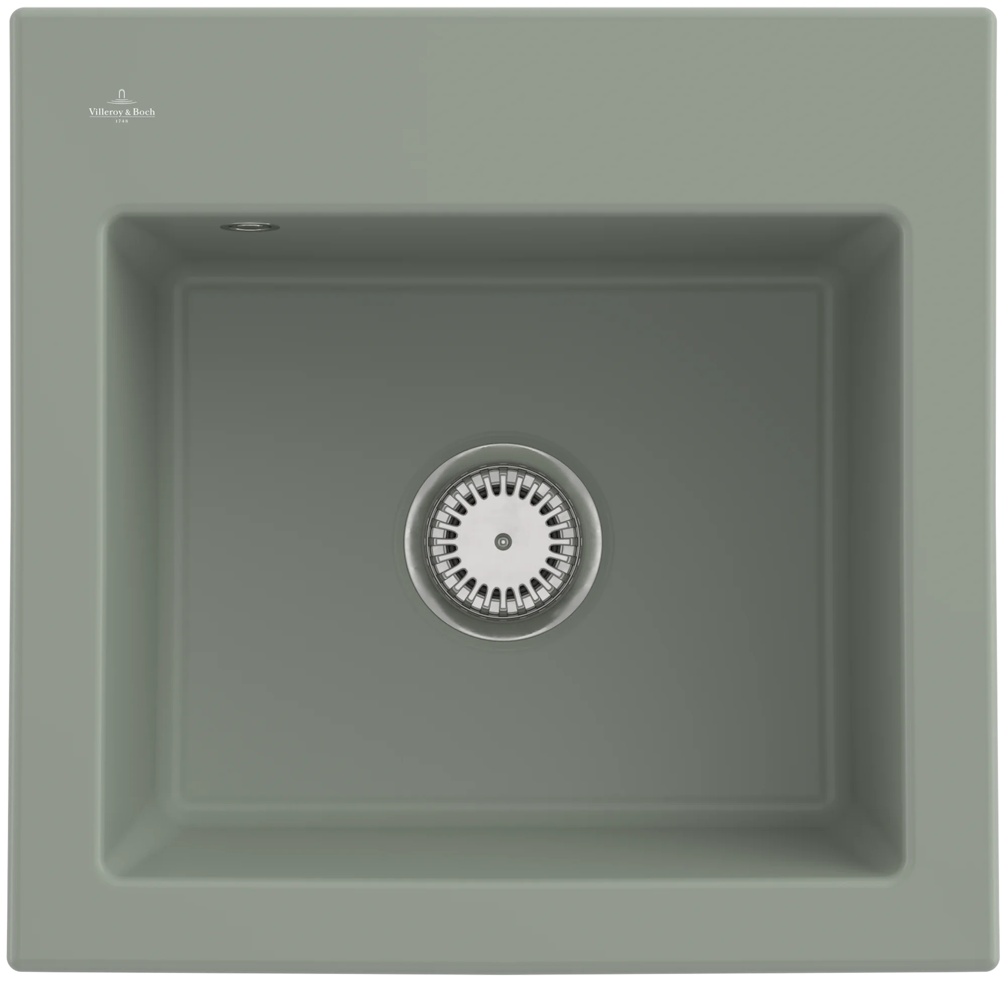 Villeroy & Boch Subway 50 S 331501 Einbauspüle, 525 x 510 mm, Morning Green CeramicPlus Villeroy & Boch Subway 50 S 331501 Einbauspüle, 525 x 510 mm, Morning Green CeramicPlus