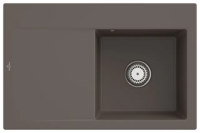 Villeroy & Boch Einbau-Küchenspülbecken „Subway Style“ 45 780 × 510 × 220 mm, für Becken rechts in Timber Villeroy & Boch Einbau-Küchenspülbecken „Subway Style“ 45 780 × 510 × 220 mm, für Becken rechts in Timber