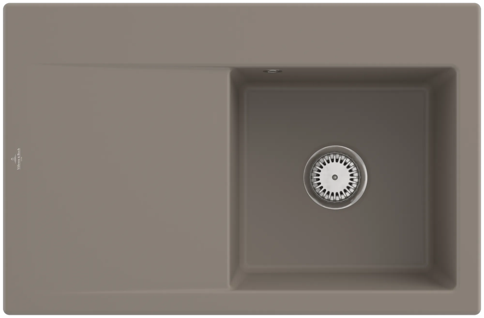 Villeroy & Boch Einbau-Küchenspülbecken „Subway Style“ 45 780 × 510 × 220 mm, für Becken rechts in Timber Villeroy & Boch Einbau-Küchenspülbecken „Subway Style“ 45 780 × 510 × 220 mm, für Becken rechts in Timber