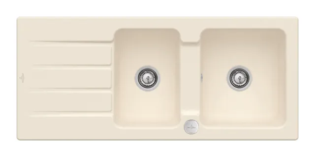 Villeroy & Boch Einbau-Küchenspülbecken „Architectura“ 80 1160 × 510 × 220 mm in Ivory