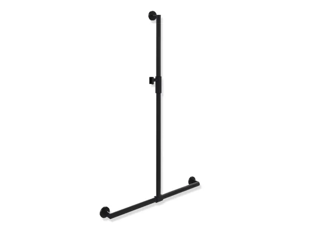 HEWI Haltegriff „System 900“ in Schwarz tiefmatt / Schwarz matt, Befestigung verdeckt HEWI Haltegriff „System 900“ in Schwarz tiefmatt / Schwarz matt, Befestigung verdeckt