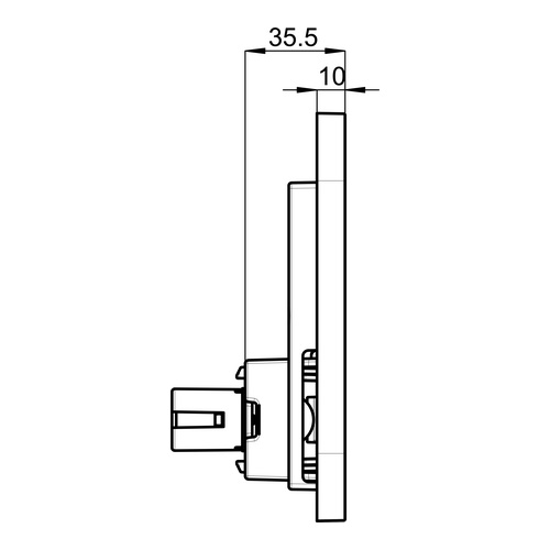 Set WC-Vorwandelement ViConnect Installationssysteme 922461, 525 × 1120 × 135 mm, für Trockenbau mit WC-Betätigungsplatte ViConnect 2-Mengen-Spülung, Weiß