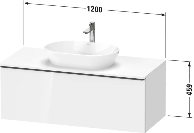 Duravit Waschtischunterschrank wandhängend „D-Neo“ 120 × 45,9 × 55 cm in Eiche Marmoriert Duravit Waschtischunterschrank wandhängend „D-Neo“ 120 × 45,9 × 55 cm in Eiche Marmoriert