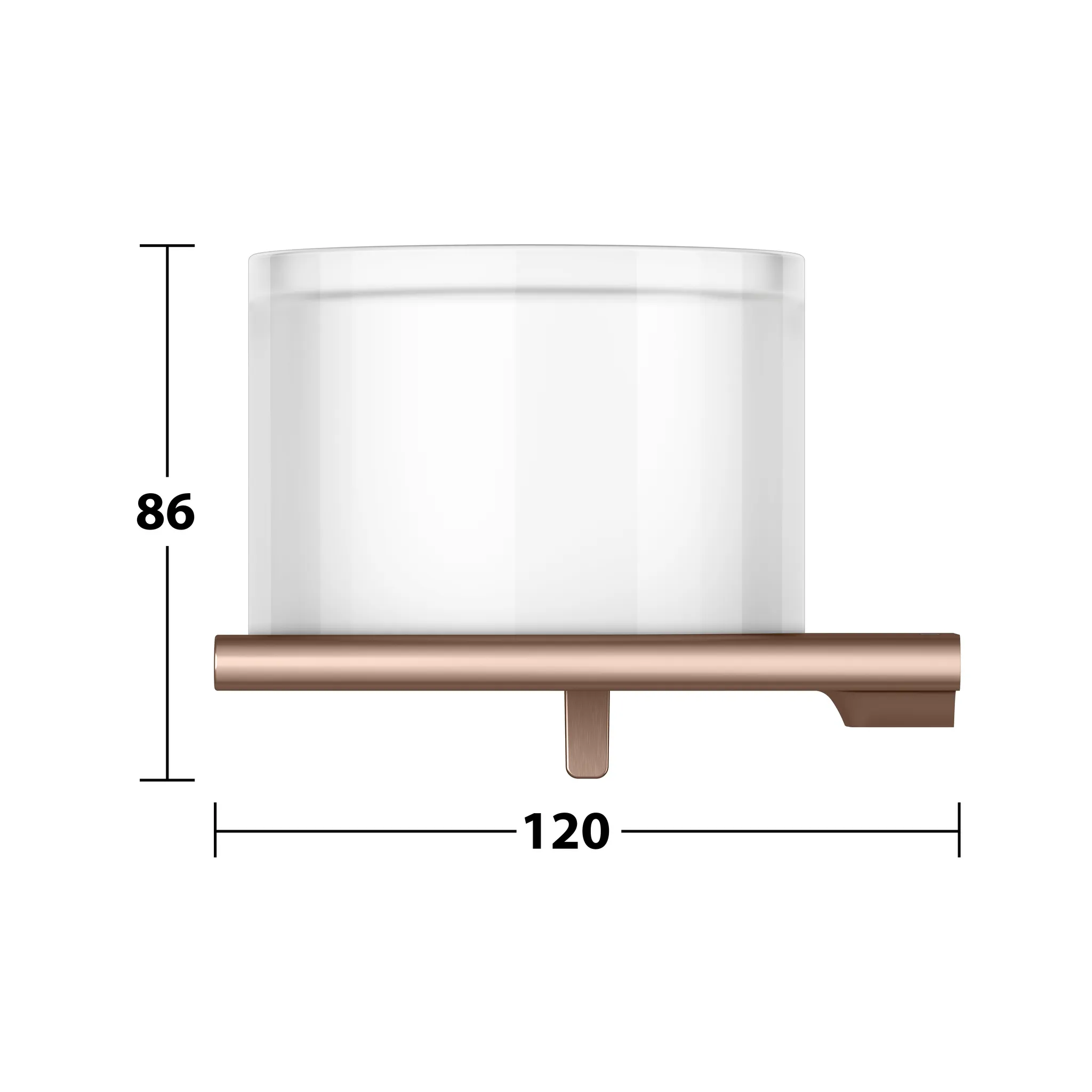 Edition 400 Lotionspender Rotgold gebürstet Edition 400 Lotionspender Rotgold gebürstet