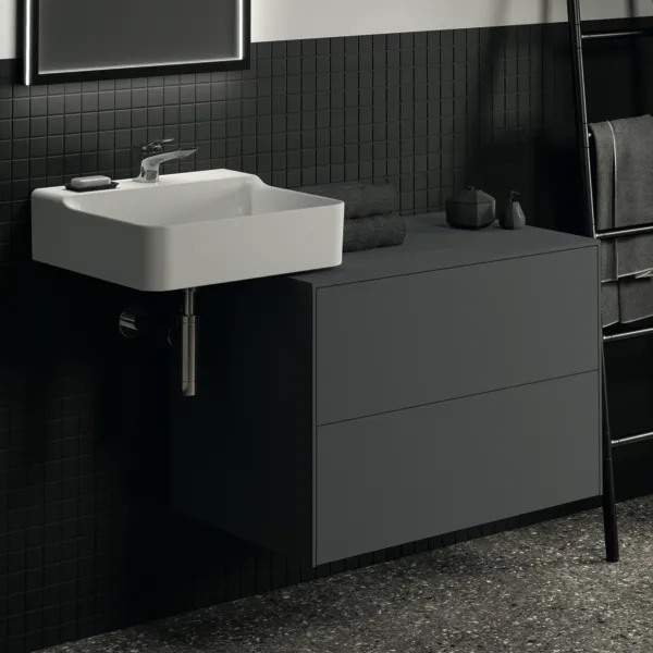 Ideal Standard Waschtischunterschrank Conca, 2 Auszüge, anthrazit
