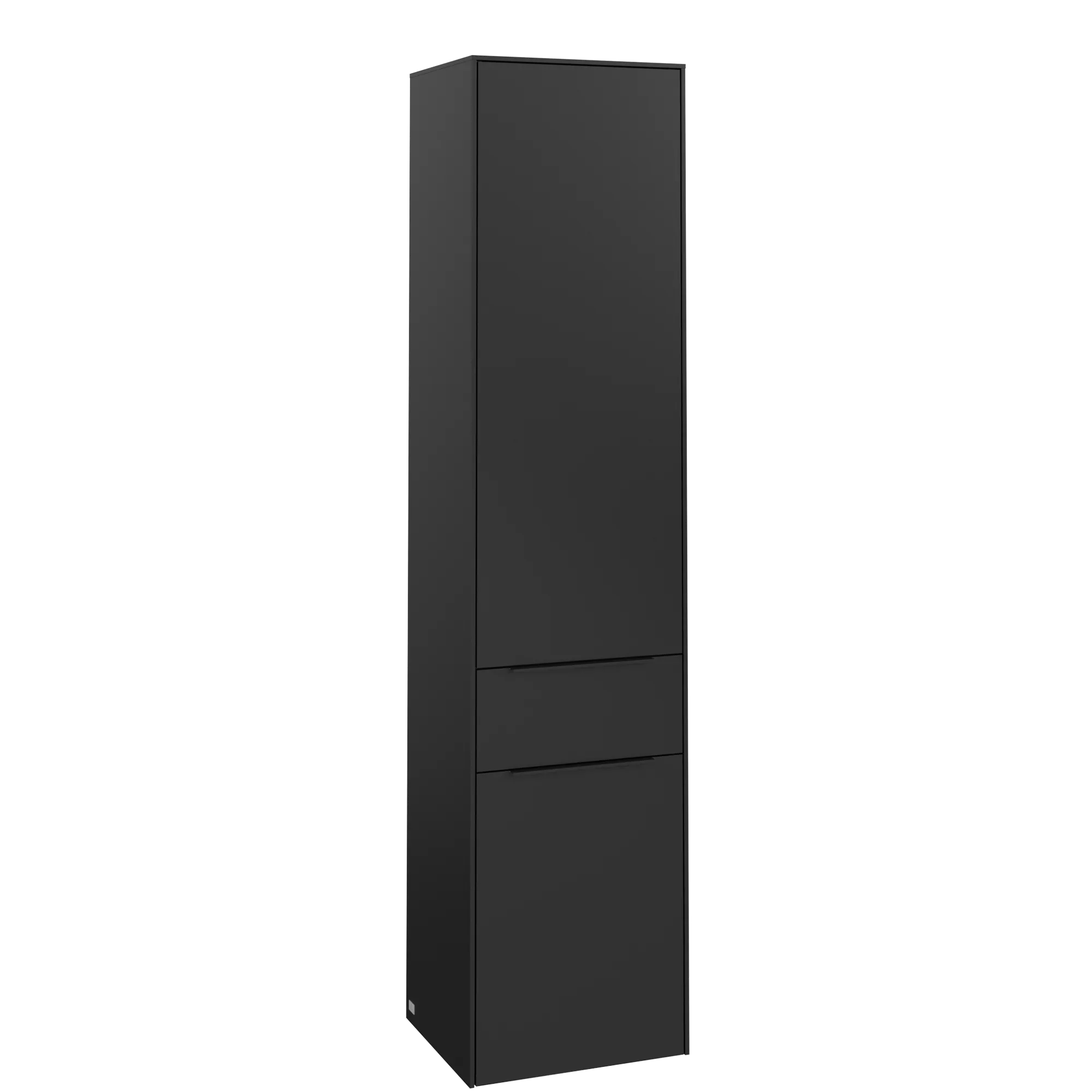 Villeroy & Boch Hochschrank mit Schublade „Subway 3.0“ 40 × 171 × 36,2 × 36,2 cm 2 Türen, 1 Auszug, 1 × fixer Fachboden, Anschlag: rechts, 3 × Glasfachboden, 2 Türen, Anschlag rechts