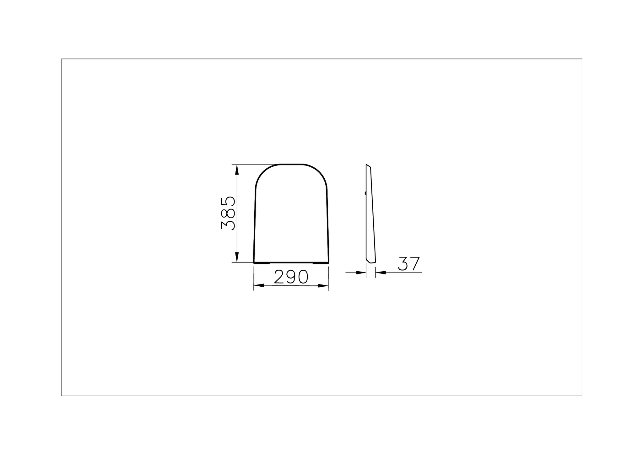 VitrA Options Pure Style Urinaldeckel mit Absenkautomatik Duroplast Weiß Hochglanz