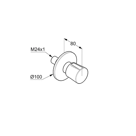 Kludi BALANCE Drei-Wege-Umstellung Feinbau-Set chrom