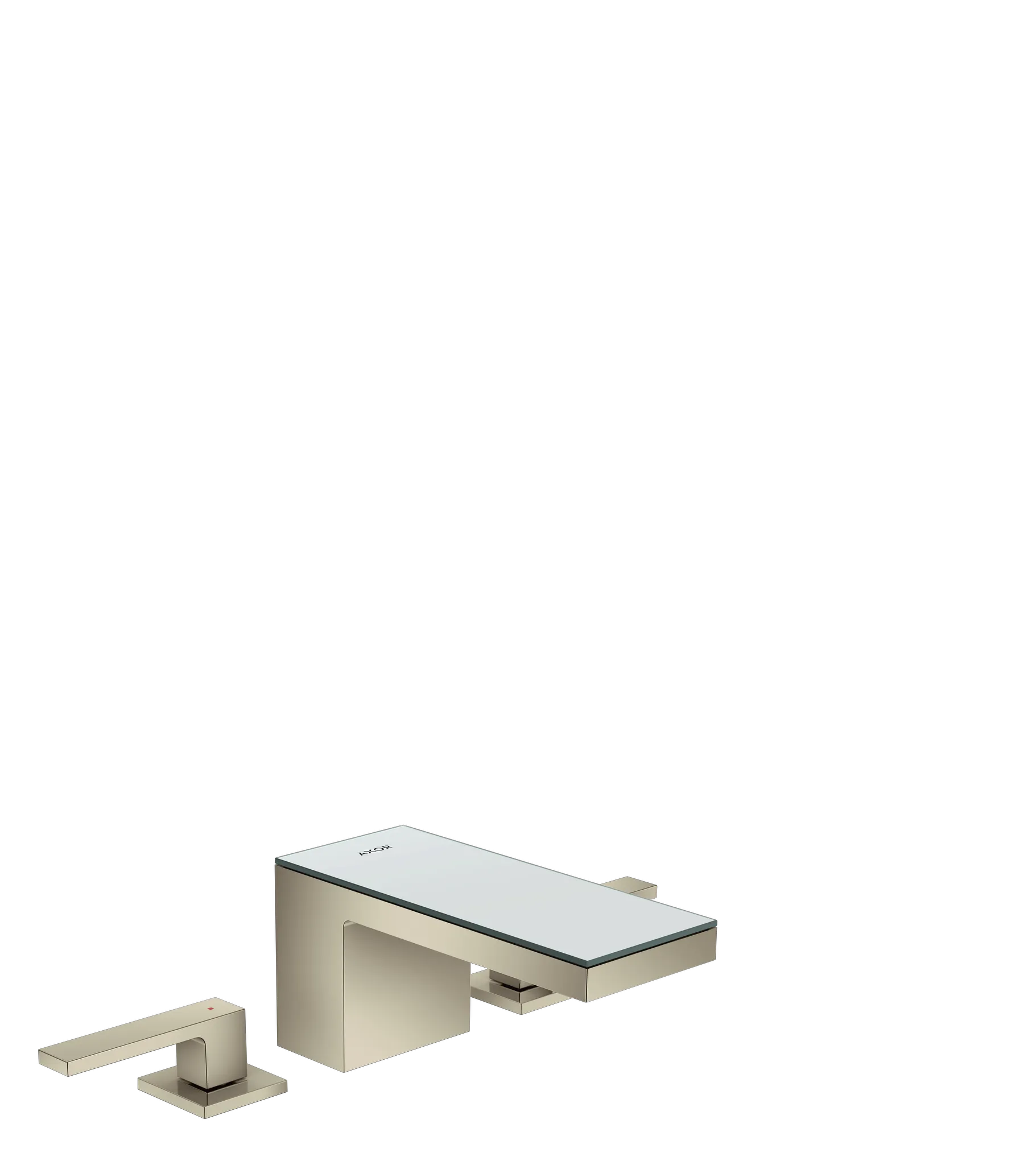 Hansgrohe AXOR MyEdition Mischer mit Platte 200 Glas, Spiegel Hansgrohe AXOR MyEdition Mischer mit Platte 200 Glas, Spiegel