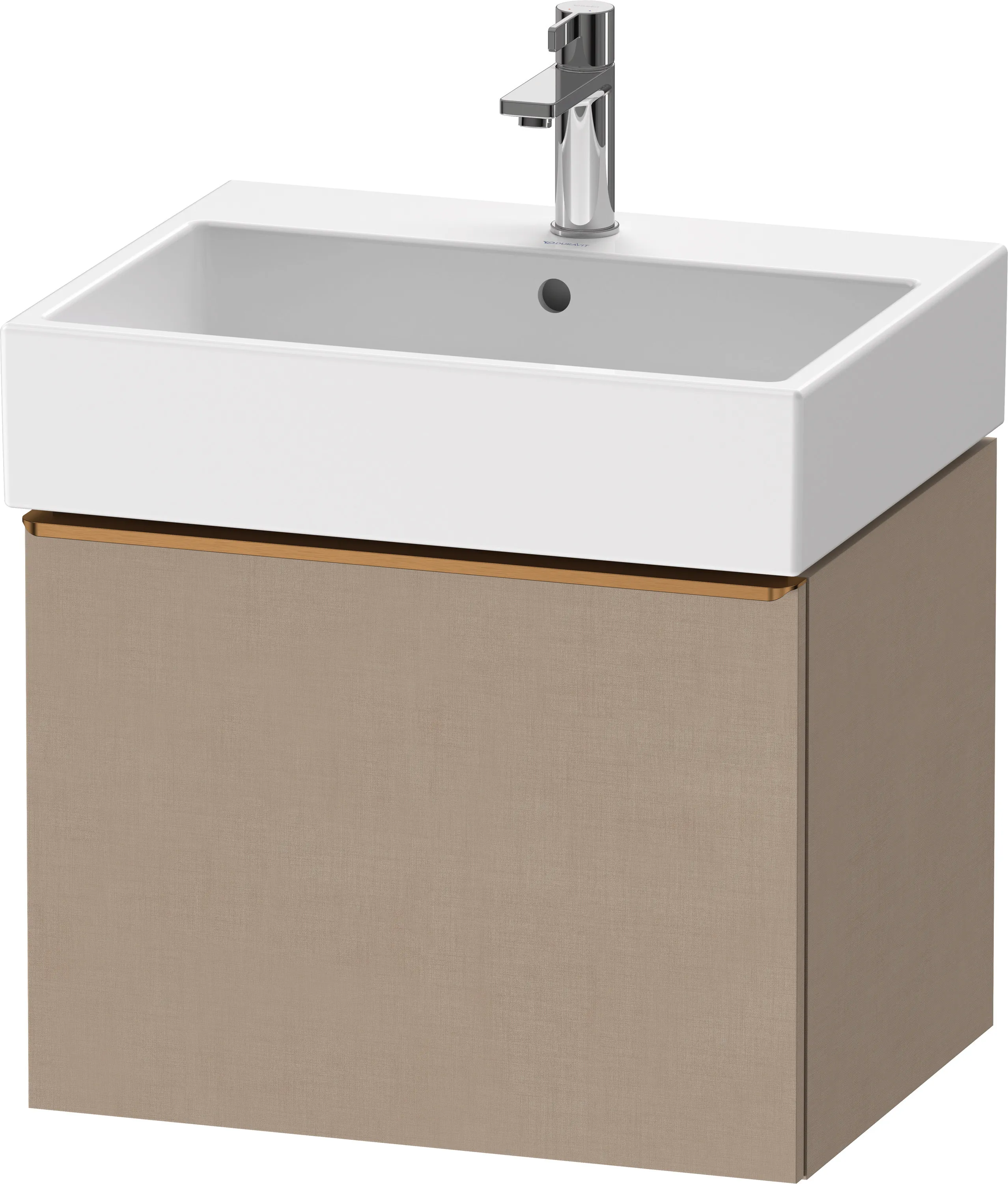 Duravit Waschtischunterschrank wandhängend „D-Neo“ 58,4 × 44 × 44,2 cm Leinen