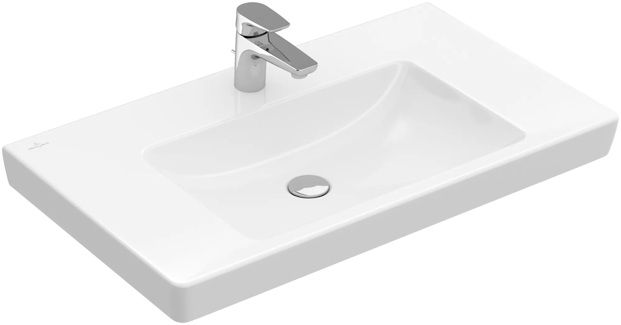 Villeroy & Boch Wandwaschtisch geschliffen „Subway 2.0“ 800 × 475 × 175 mm, mit Hahnlochbohrung, Hahnlochposition mittig, mit Hahnlochbank in Weiß Alpin Größe: 80 × 47,5 cm / Oberflächenveredelung: ohne Oberflächenveredelung Villeroy & Boch Wandwaschtisch geschliffen „Subway 2.0“ 800 × 475 × 175 mm, mit Hahnlochbohrung, Hahnlochposition mittig, mit Hahnlochbank in Weiß Alpin Größe: 80 × 47,5 cm / Oberflächenveredelung: ohne Oberflächenveredelung