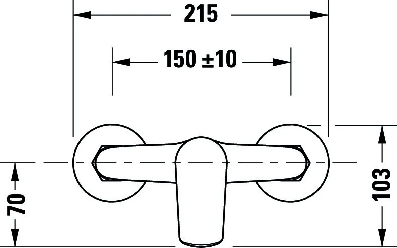 Einhand-Duscharmatur „No.1“ in Chrom Einhand-Duscharmatur „No.1“ in Chrom
