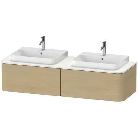 Duravit Waschtischunterschrank wandhängend „Happy D.2 Plus“ 160 × 35,4 × 55 cm