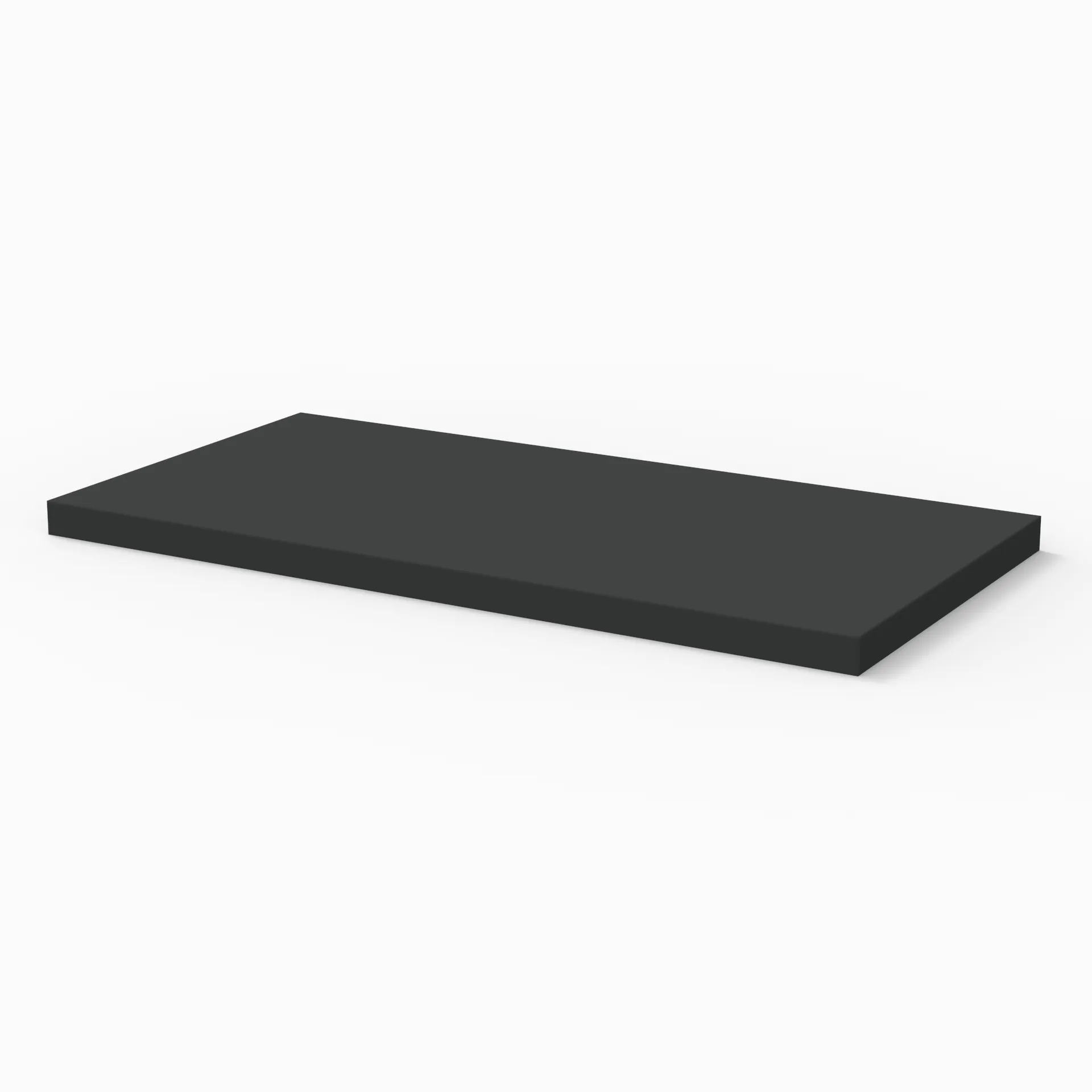 Sanipa Abdeckplatte „3way“ in Graphit (matt), 402 × 202 × 16 mm
