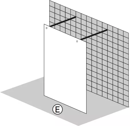 Sprinz Seitenwand Walk-In Freistehende Scheibe inkl. 2 Haltestangen „Inloop“ rahmenlos für #Türbreite#, B: 1000 mm H: 2100 mm T: 8 mm