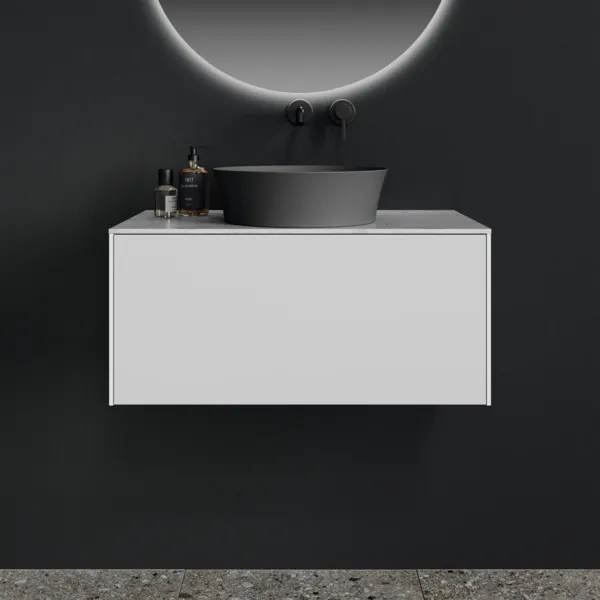 Ideal Standard Waschtischunterschrank „Conca“ 80,2 × 37 × 50,5 cm Weiß matt lackiert