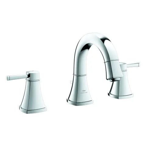 Grohe Grandera 3-Loch-Waschtischbatterie 20624, Zugstangen-Ablaufgarnitur 1 ¼, chrom Grohe Grandera 3-Loch-Waschtischbatterie 20624, Zugstangen-Ablaufgarnitur 1 ¼, chrom