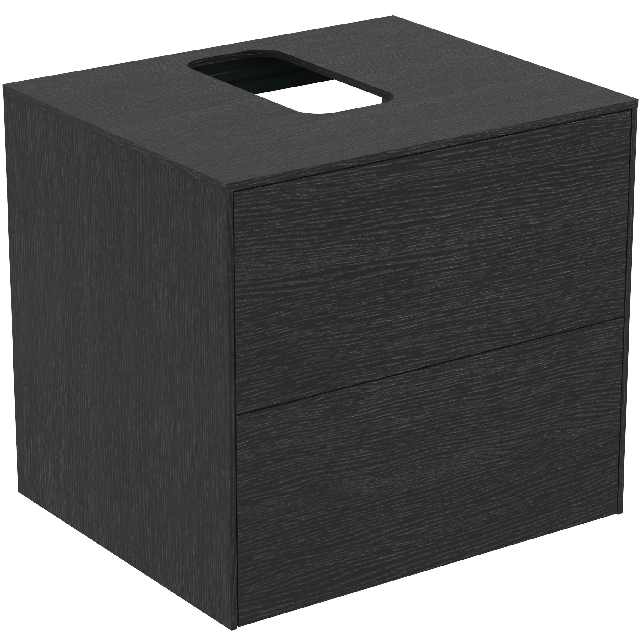 Ideal Standard Waschtischunterschrank „Conca“ 60,2 × 55 × 50,5 cm Eiche geflammt Furnier