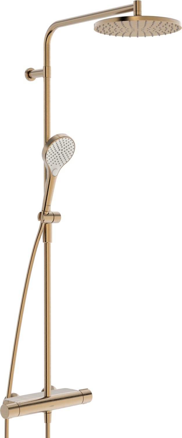 Zweihand-Duscharmatur „Viva“ in Brushed bronze Zweihand-Duscharmatur „Viva“ in Brushed bronze