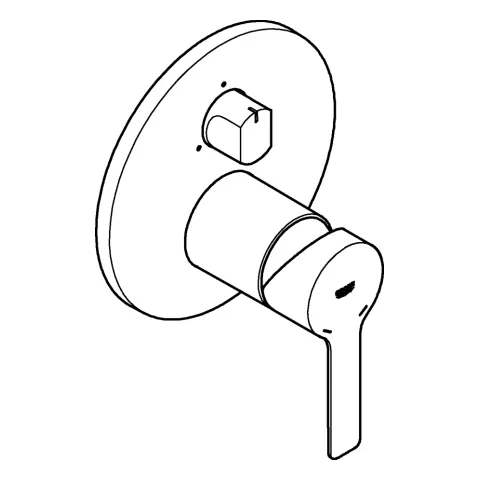 Grohe Lineare Einhandbatterie mit 3-Wege Umstellung, chrom Grohe Lineare Einhandbatterie mit 3-Wege Umstellung, chrom