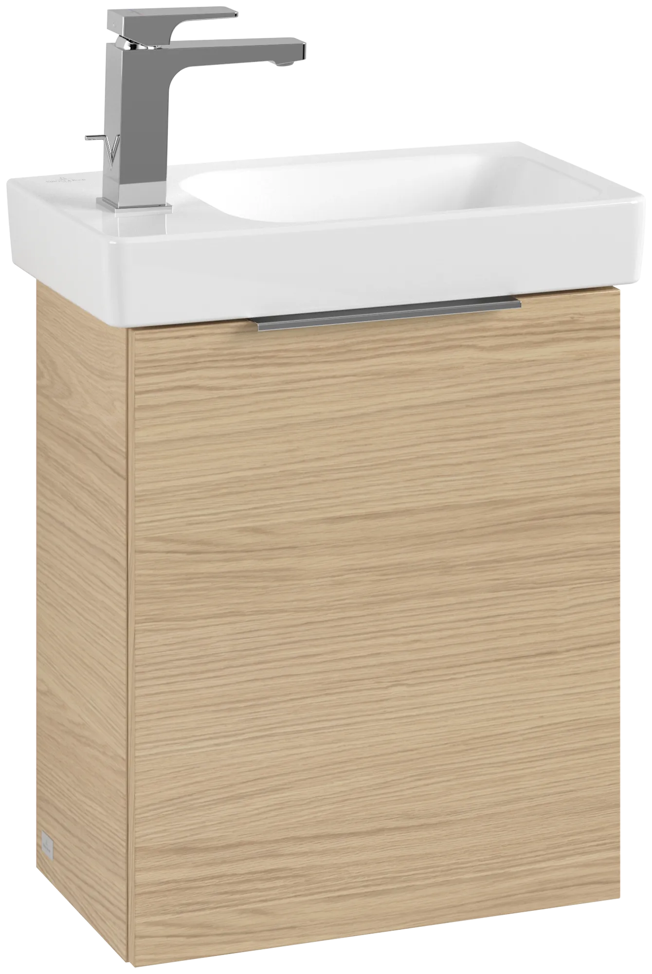Villeroy & Boch Waschtischunterschrank „Architectura“ 430 × 520 mm Nordic Oak, Anschlag links