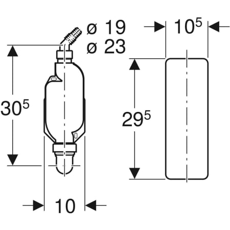 AP-Geruchsverschluss für Geräte, mit Abdeckung: d=40mm, weiß-alpin AP-Geruchsverschluss für Geräte, mit Abdeckung: d=40mm, weiß-alpin