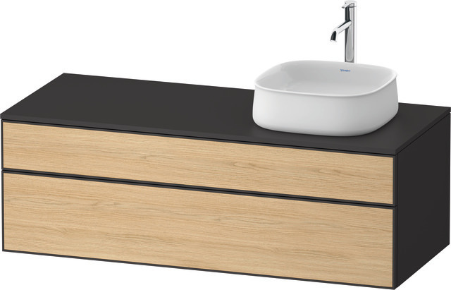 Duravit Waschtischunterschrank wandhängend „Zencha“ 130 × 44,2 × 55 cm