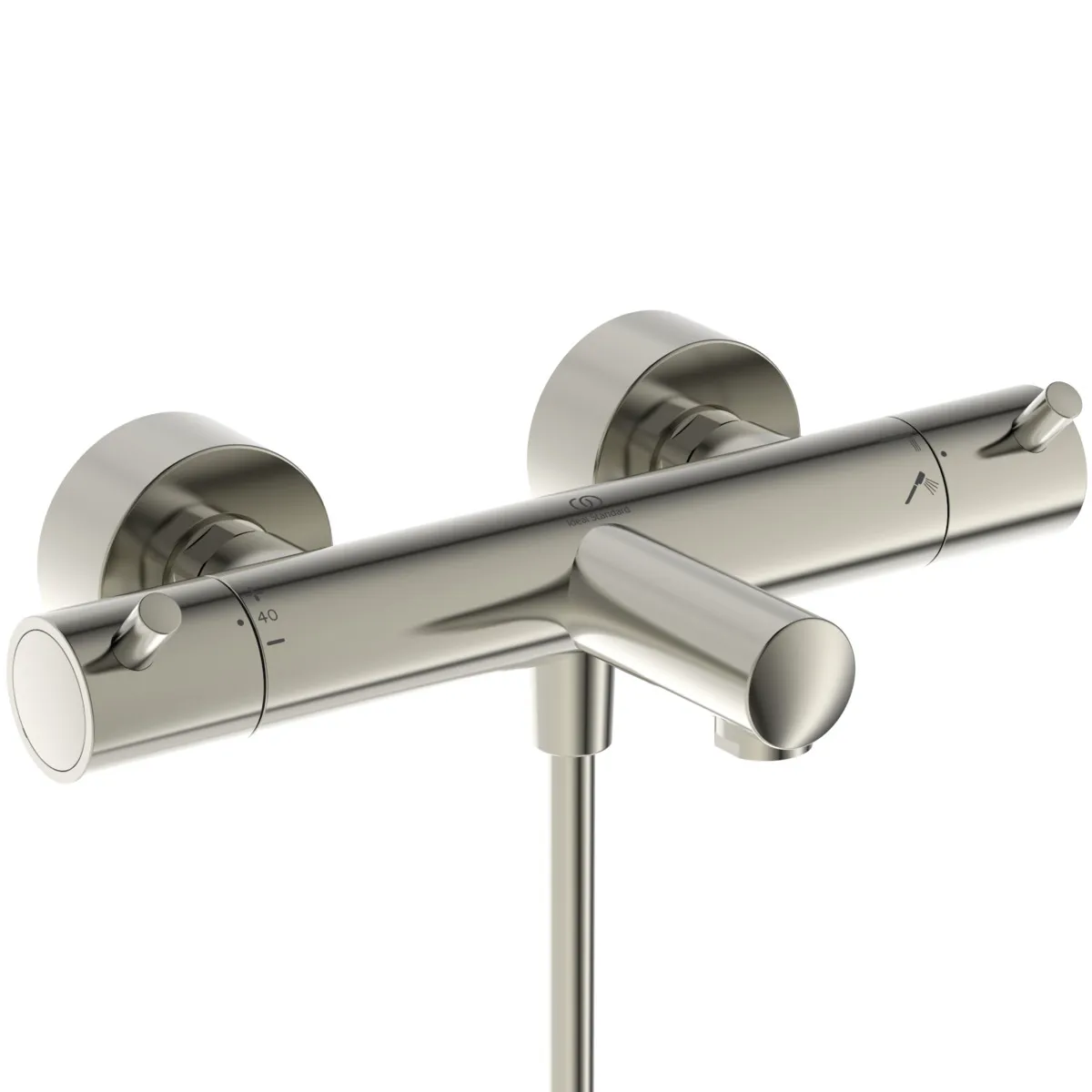 Ideal Standard Badethermostat Aufputz Ceratherm T125 Pin-Griffe Silver Storm Ideal Standard Badethermostat Aufputz Ceratherm T125 Pin-Griffe Silver Storm