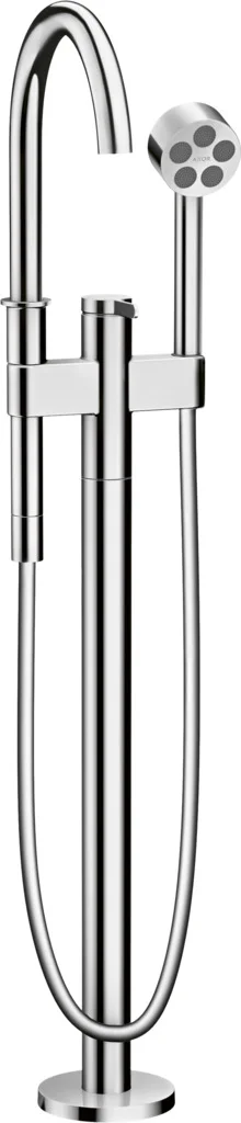 Hansgrohe AXOR One Einhebel-Wannenmischer bodenstehend, Chrom, Ausladung 220 mm
