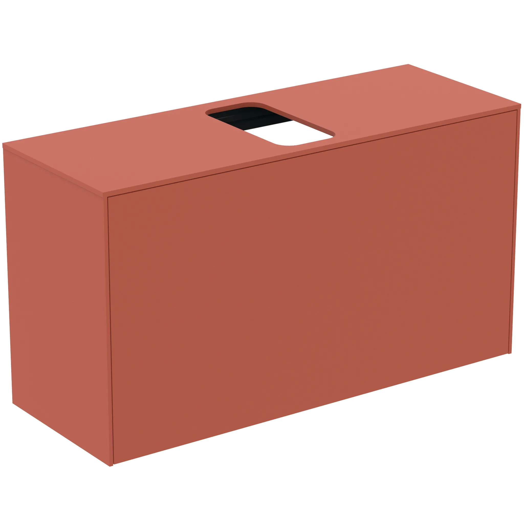 Ideal Standard Waschtischunterschrank Conca, 1 Auszug, mittigem Ausschnitt, 1002x373x550mm, Sunset
