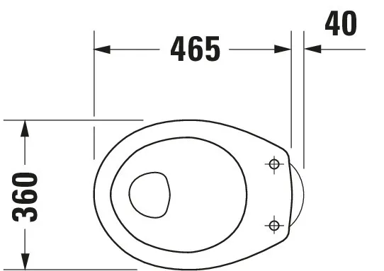 Stand-Flachspül-WC „DuraPlus“ 36 × 49 × 50,5 cm