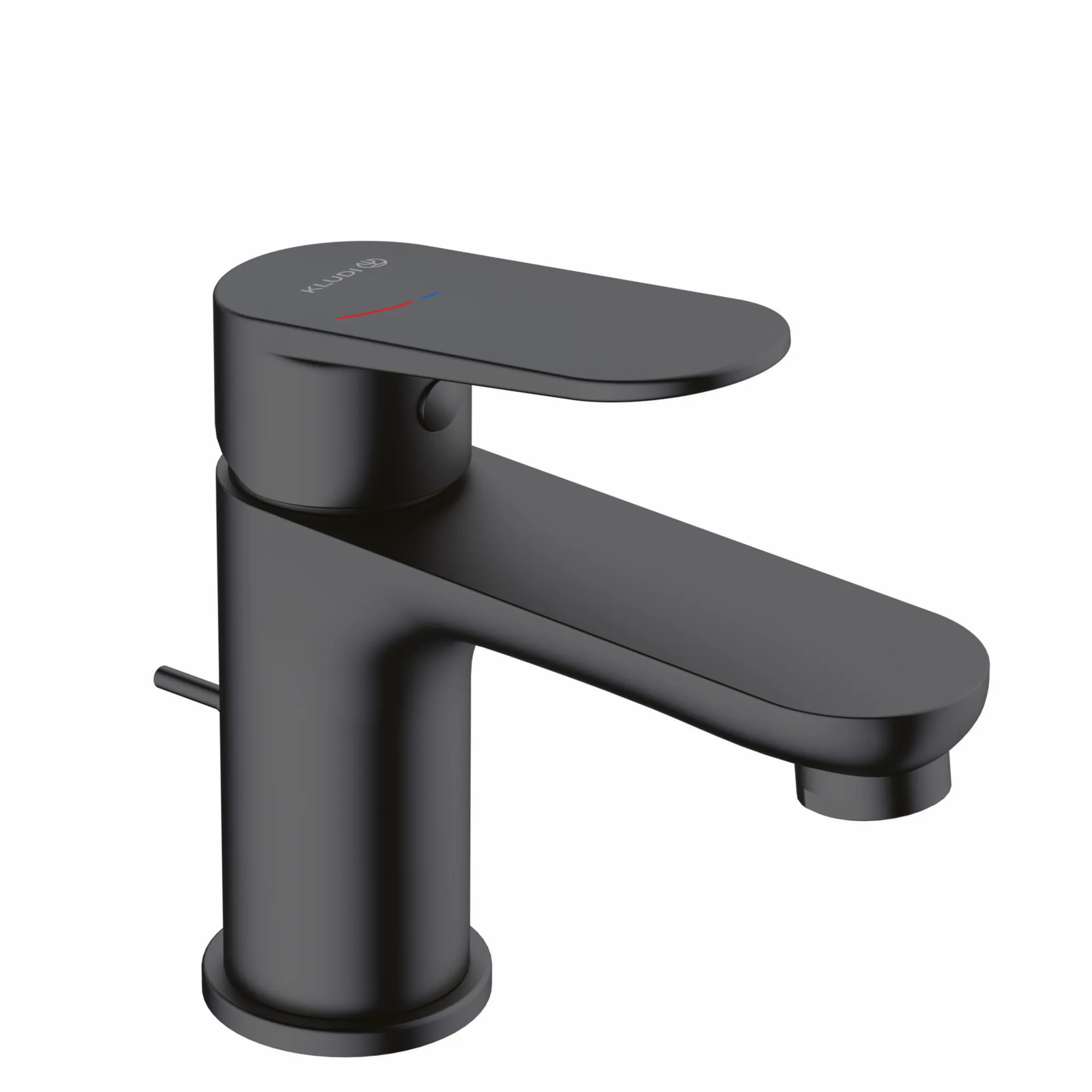 Kludi-X1 Waschtisch-Einhandmischer 75 DN15, SmartStart mattschwarz