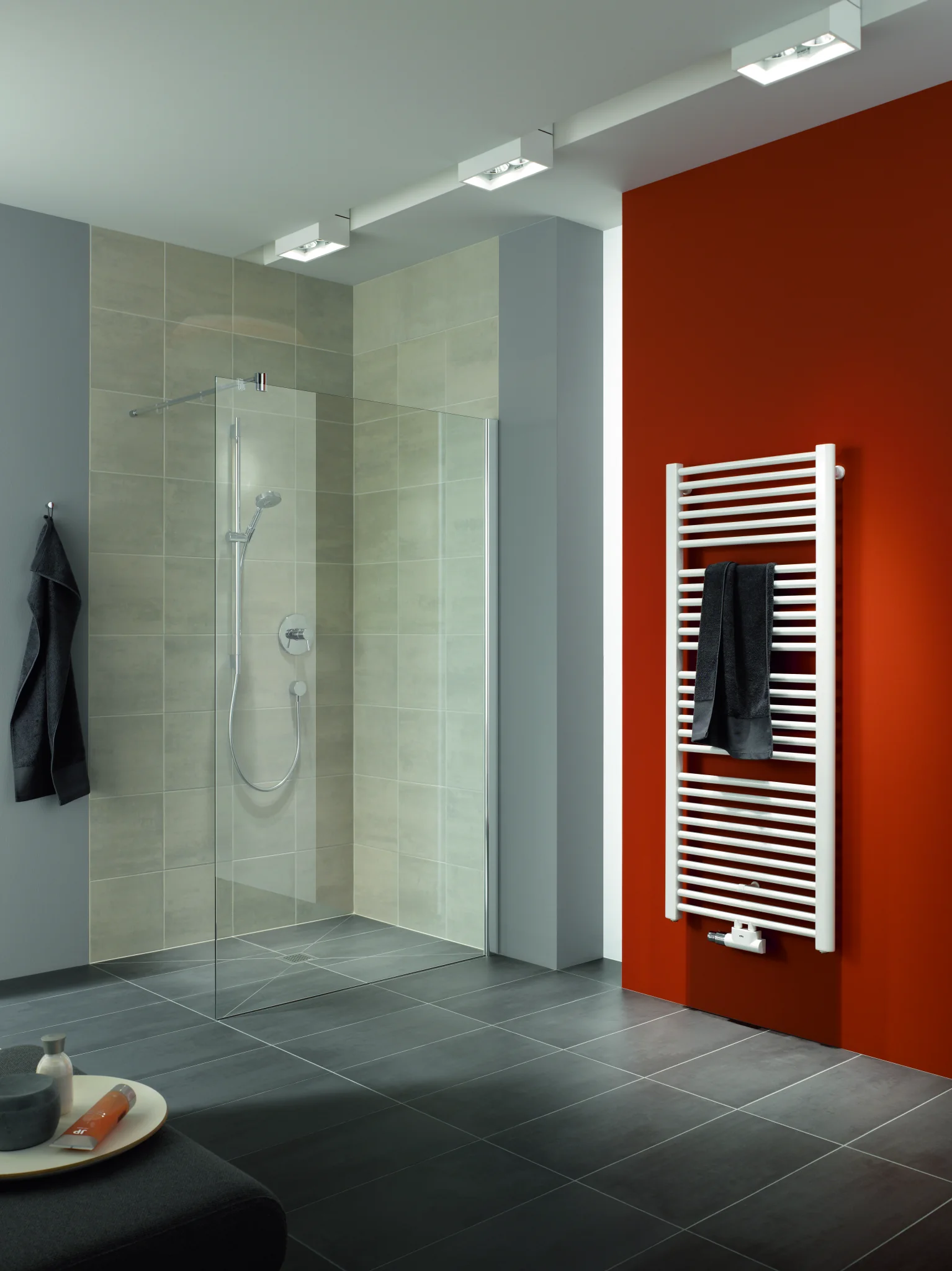 Kermi Heizkörper „Basic®-50“ 52,4 × 177 cm in Anthracite Grey