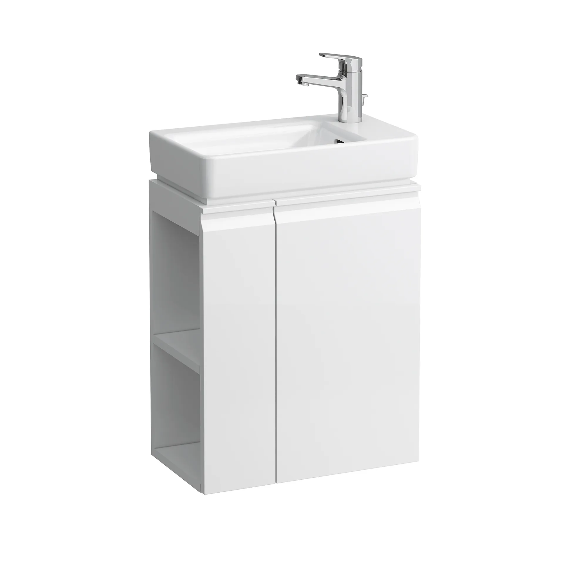 Laufen Waschtischunterbau „PRO S“ 470 × 605 × 275 mm Graphit, Anschlag rechts Laufen Waschtischunterbau „PRO S“ 470 × 605 × 275 mm Graphit, Anschlag rechts