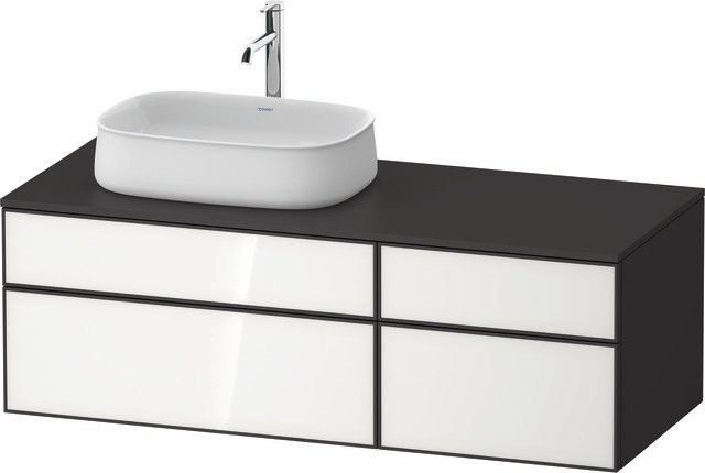 Duravit Waschtischunterschrank wandhängend „Zencha“ 130 × 44,2 × 55 cm