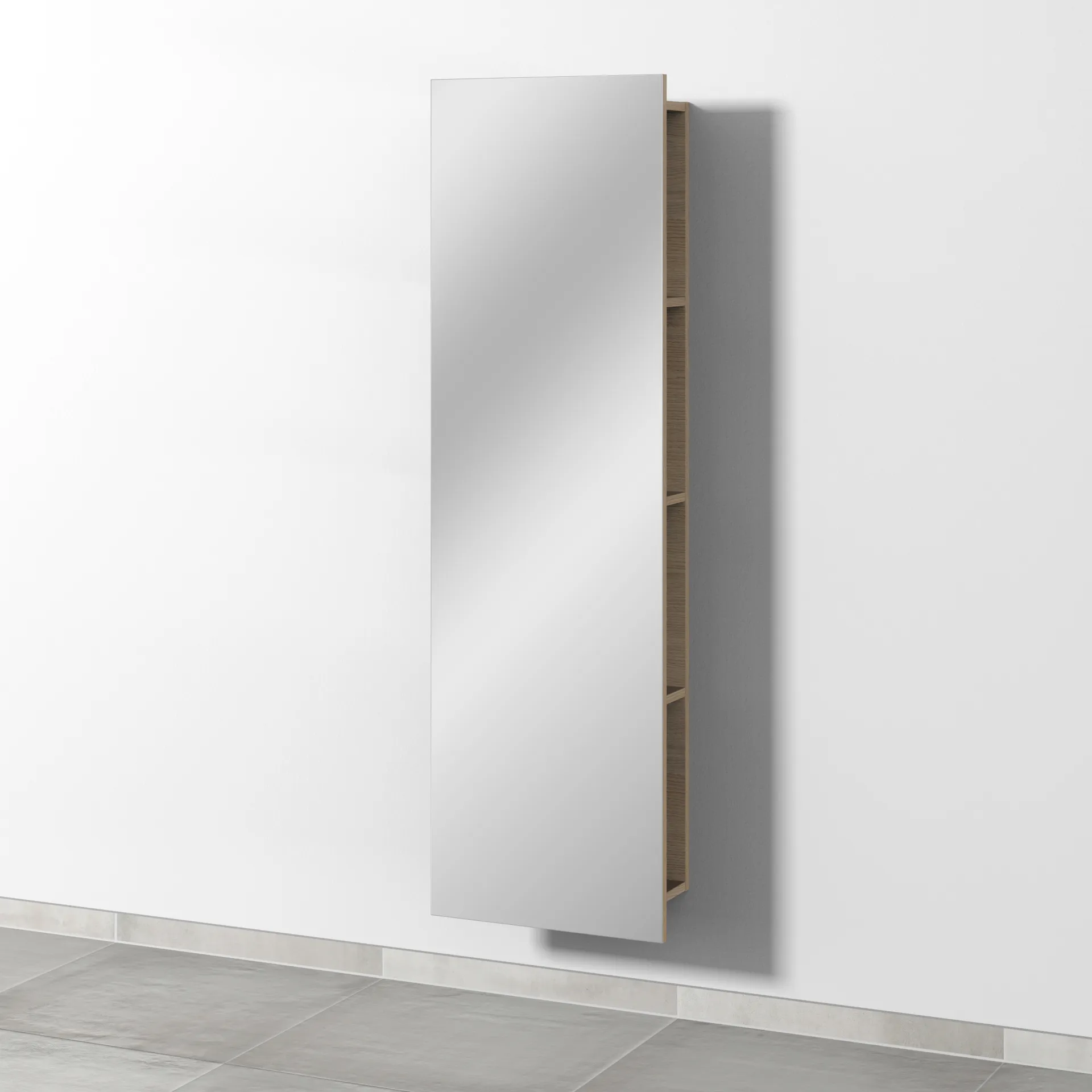 Spiegelregal 3way (BR190) 1500x450x222 Anthrazit-Matt