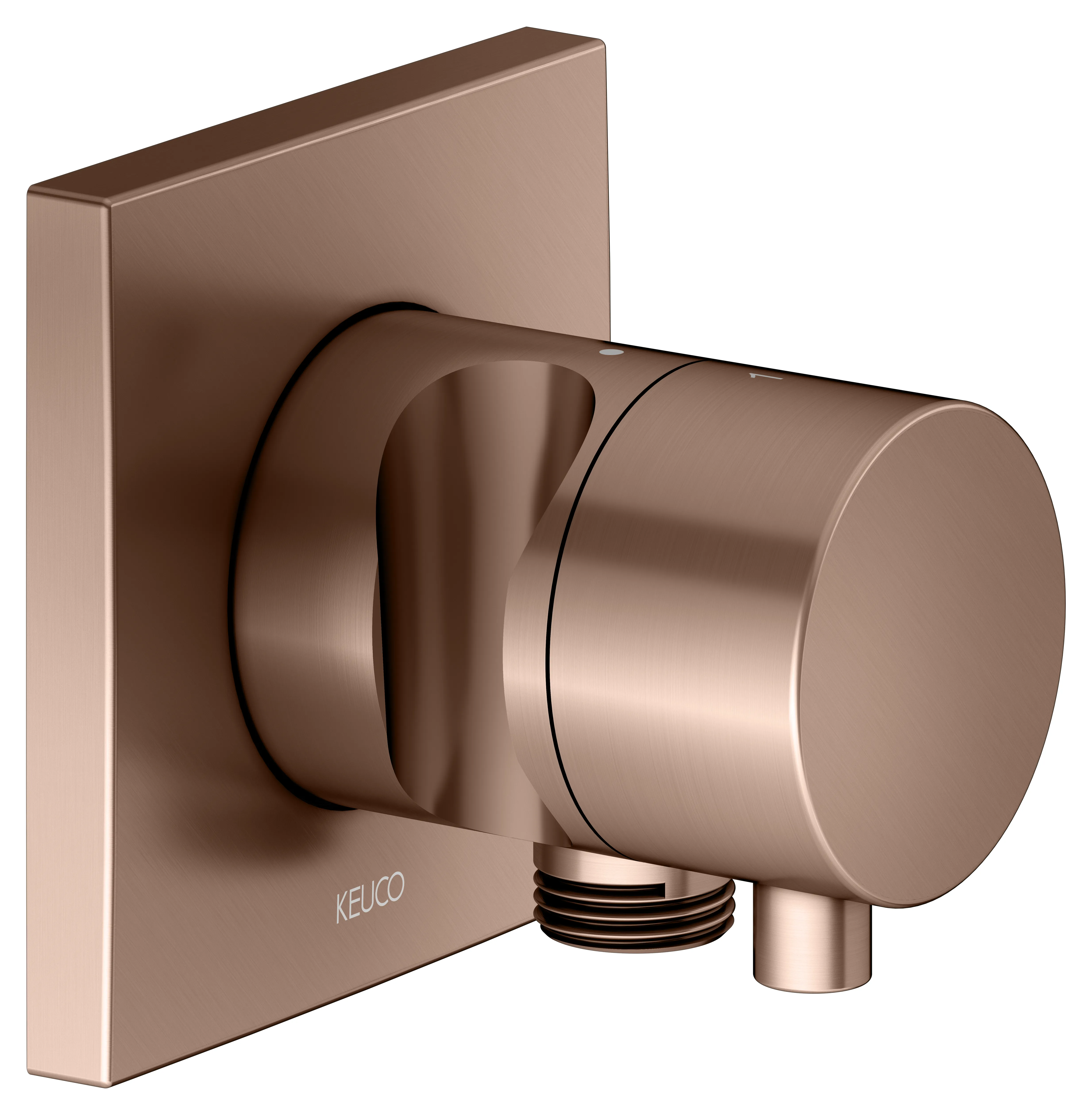 IXMO 2-Wege Umstellventil UP DN15 IXMO Comfort, eckig Rotgold gebürstet IXMO 2-Wege Umstellventil UP DN15 IXMO Comfort, eckig Rotgold gebürstet