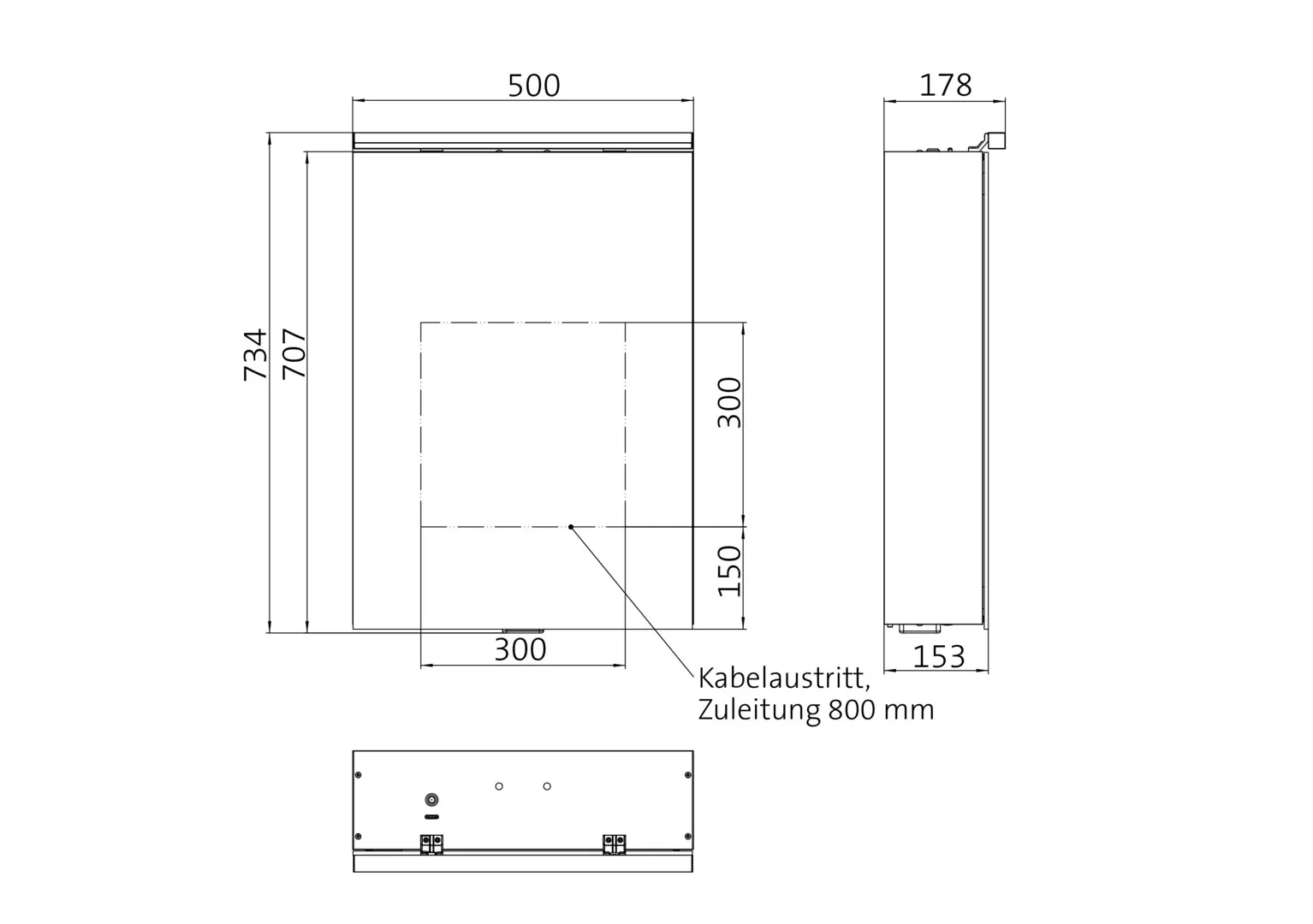 Lichtspiegelschrank pure 2 Classic,Aufputz, mit Waschtischbeleuchtung,1 Tür, 500mm Lichtspiegelschrank pure 2 Classic,Aufputz, mit Waschtischbeleuchtung,1 Tür, 500mm