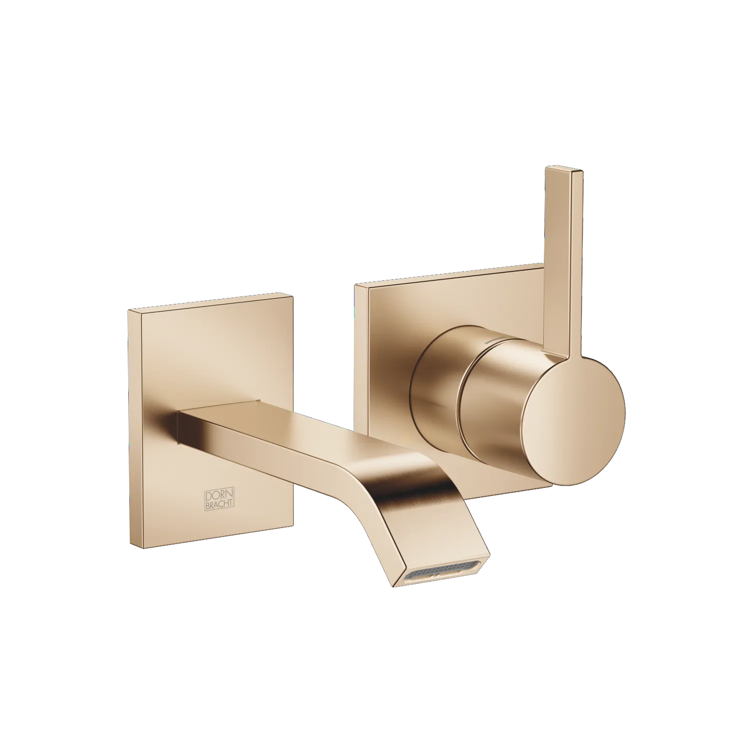 Dornbracht IMO Waschtisch-Wand-Einhandbatterie ohne Ablaufgarnitur Light Gold gebürstet 36860671