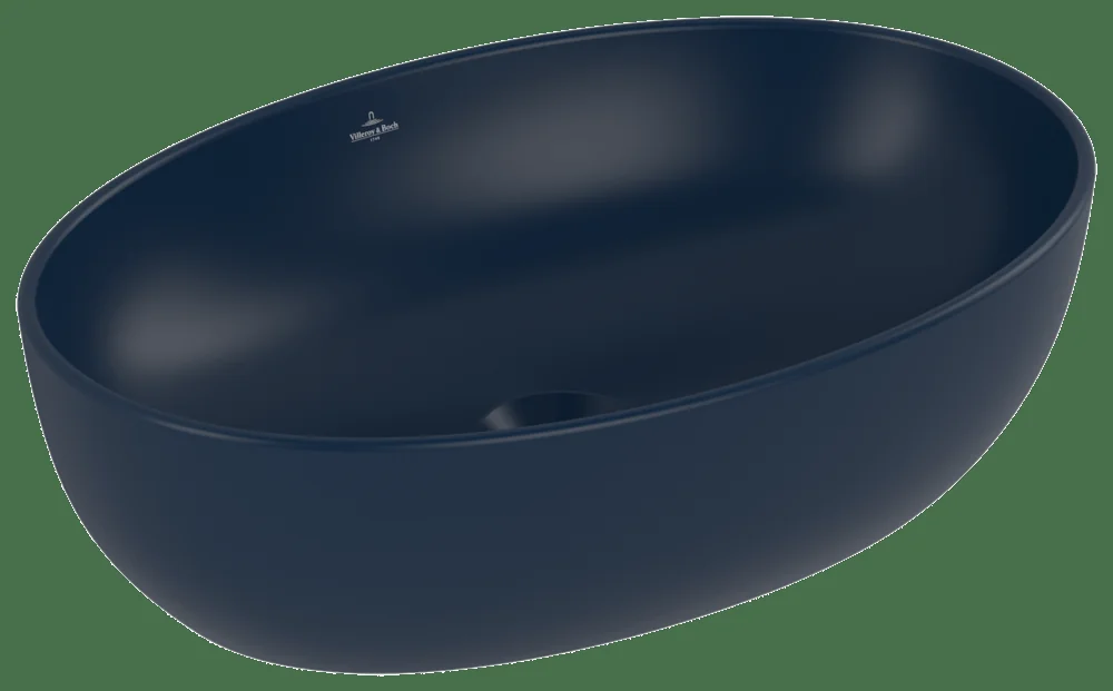 Villeroy & Boch Artis Aufsatzwaschbecken TitanCeram 480x325mm Oval Nightfall CeramicPlus