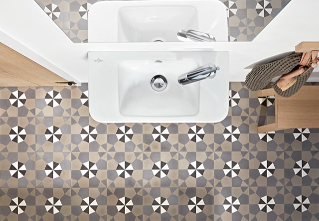 Handwaschbecken „O.novo“, mit Überlauf, mit Hahnlochbohrung 50 × 37 cm 