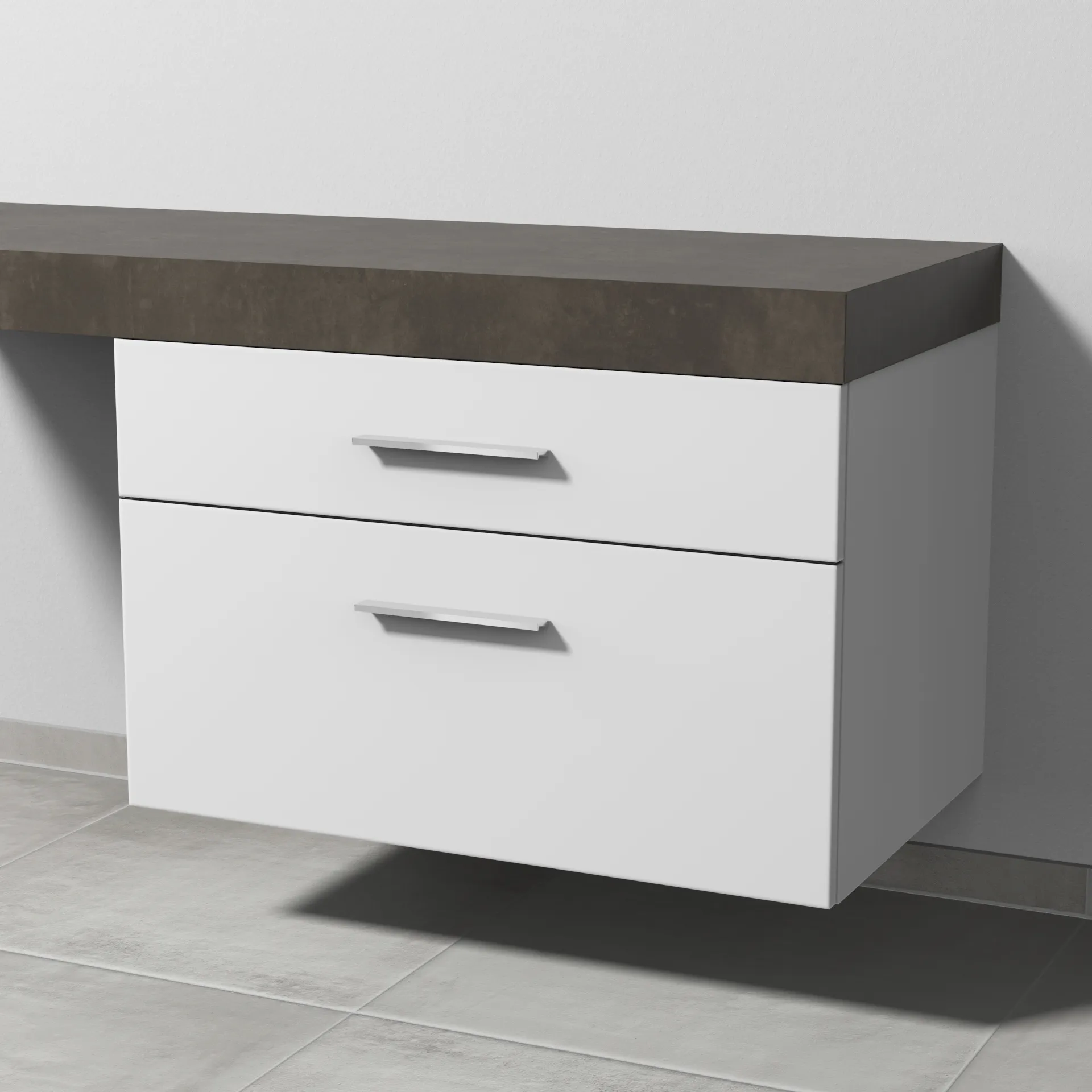 Sanipa Unterschrank „2morrow“ 800 × 510 × 520 mm in Weiß (matt)