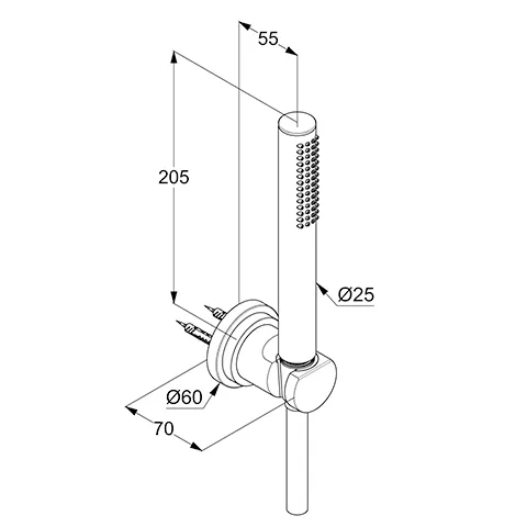 Kludi NOVA FONTE Classic Wannen/Brause-Set 1S chrom Kludi NOVA FONTE Classic Wannen/Brause-Set 1S chrom